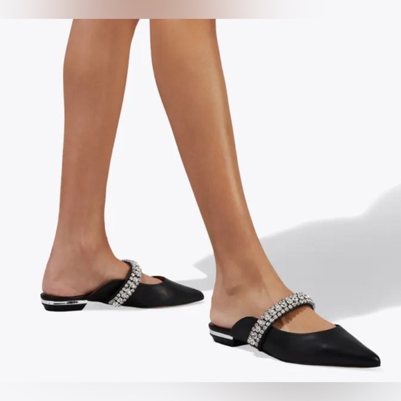 Kurt Geiger London Princely Crystal Embellished Mule - Picture 2 of 12